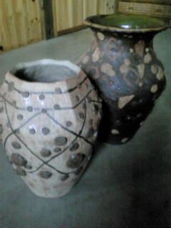 川添俊樹さん作の壺の写真